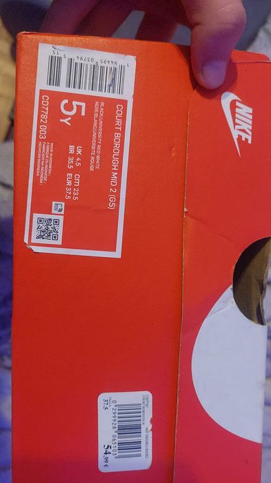Nike court borough mid 2 37,5