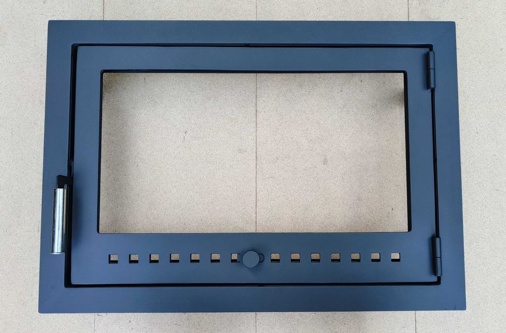 Дверця для каміна під ваш розмір зі склом, дверца каминная со стеклом