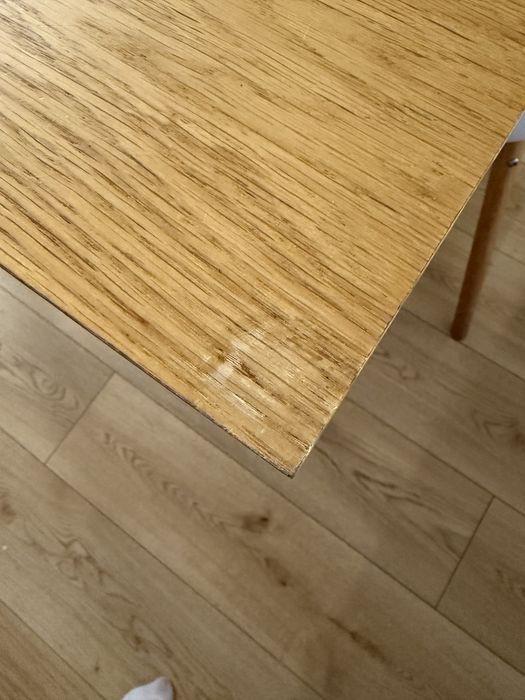 Stół fornirowany dąb + 8 krzeseł brw black red white