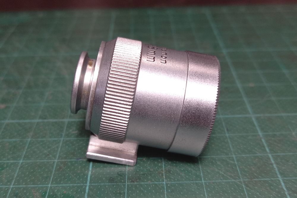 Viewfinder Canon 28mm mais bolsa original do conjunto lente + finder