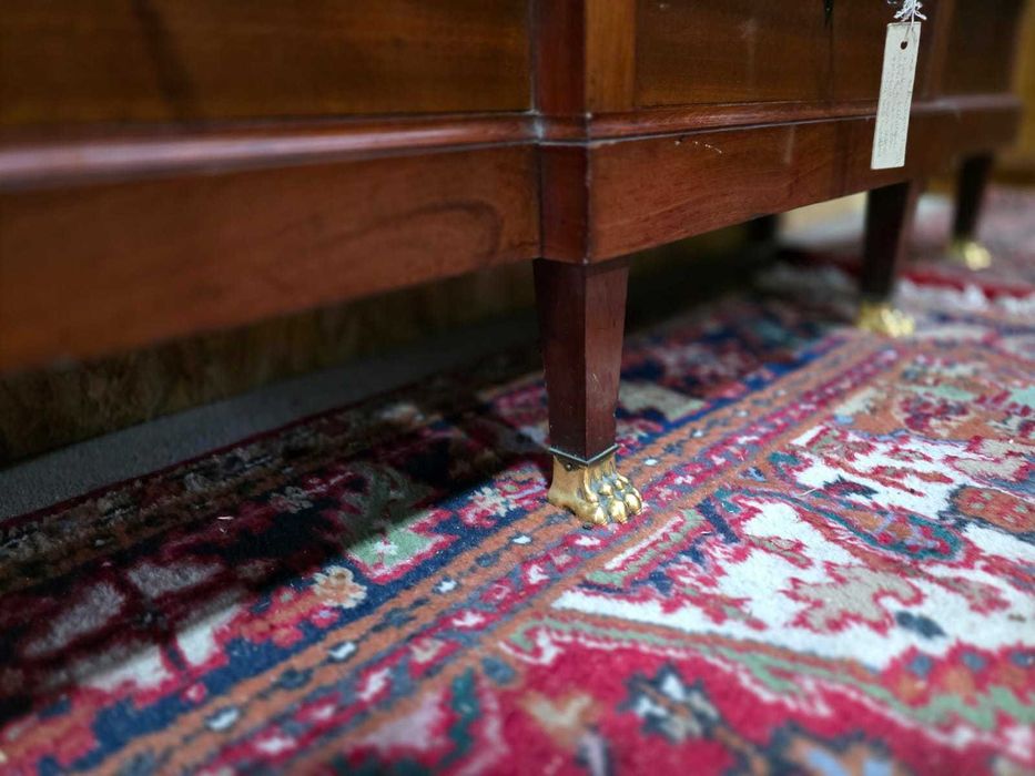 Biblioteczka Empire okuwana mosiądzem #2370 Stylowy Węgrów