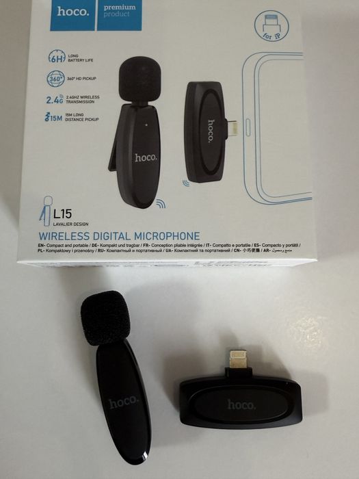Мікрофон Hoco L15 стан нового