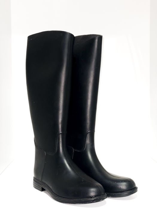 Oficerki gumowe Fouganza, kalosze jeździeckie r. 40