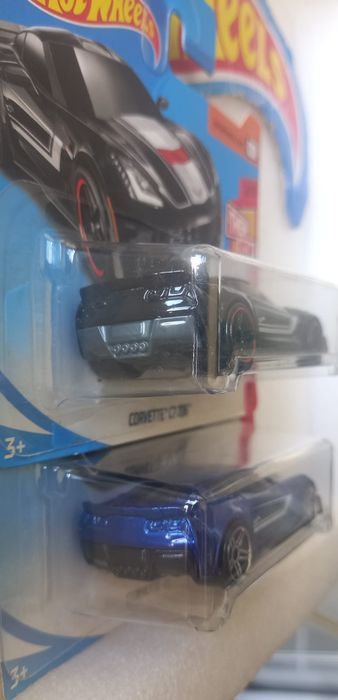 Conjunto 2 corvette c7 z06 hot wheels