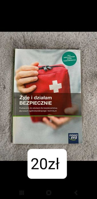 Książka żyję i działam bezpiecznie 1kl liceum technikum