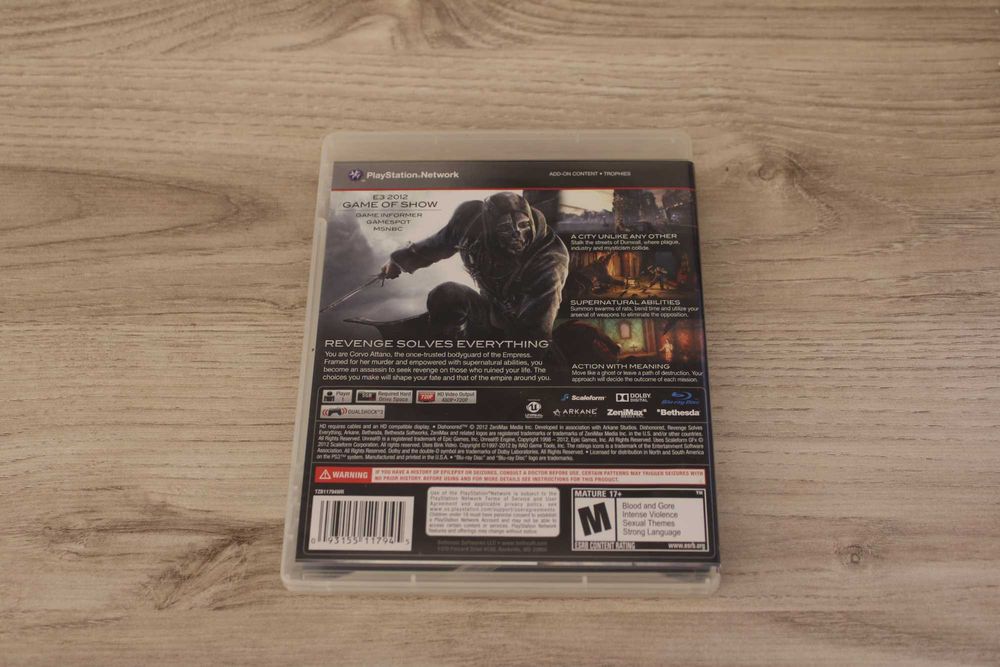 Dishonored playstation3