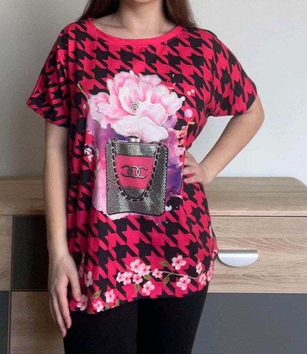 Piękny tshirt/bluzka na rozmiary  38, 40, 42, 44, 46, 48, 50