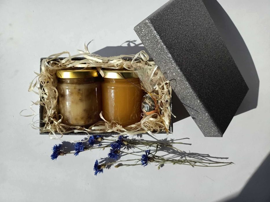 box miodowy prezent miód imieniny podziękowania