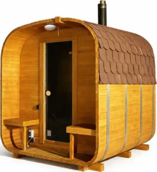 Sauna Quadro 2m + taras 0,4m (D 2.2) | SR-1,75m
