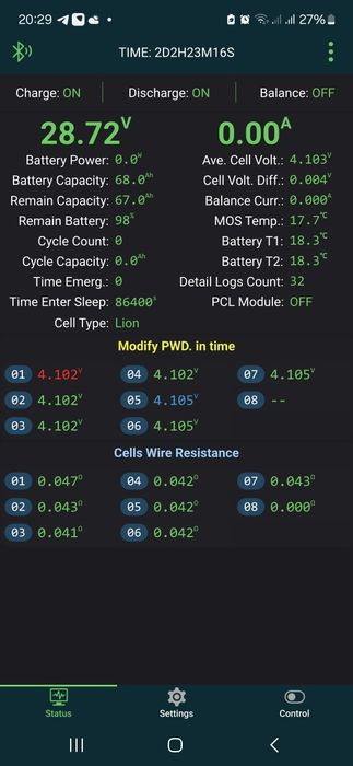Li-ion 7s4p  68ah  заводська збірка в ідеальному стані