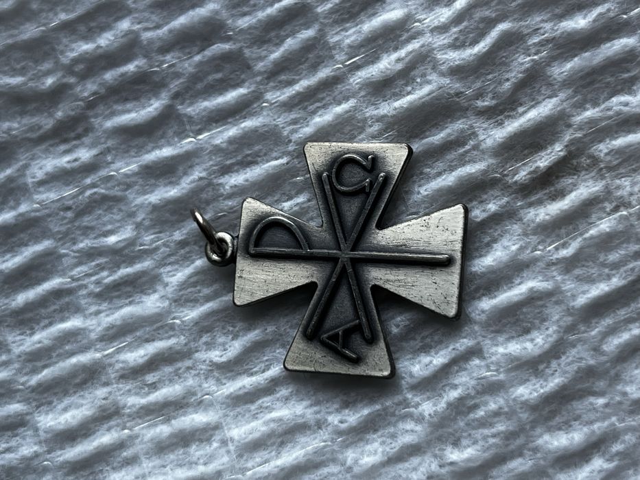 Medalha/Pingente Religioso Pax Christi - Prata de Lei