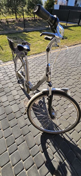 Rower Gazelle - kolor srebrny