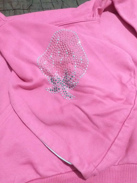Sweat de cor  rosa Fúschia- Menina 8 anos