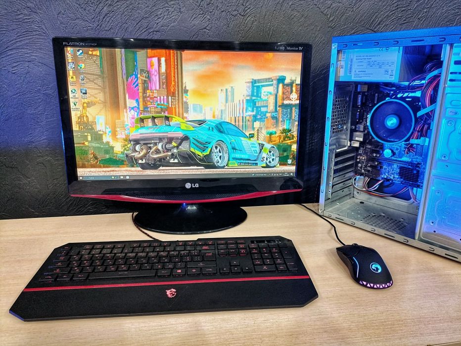 Комп'ютер AM4 Ryzen для ігор КОМПЛЕКТ ПК +БОНУСИ