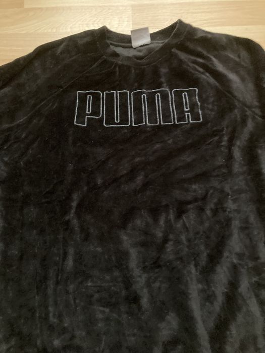 Czarna welurowa bluza Puma roz. S