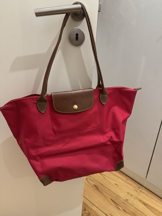 Mala vermelha longchamp