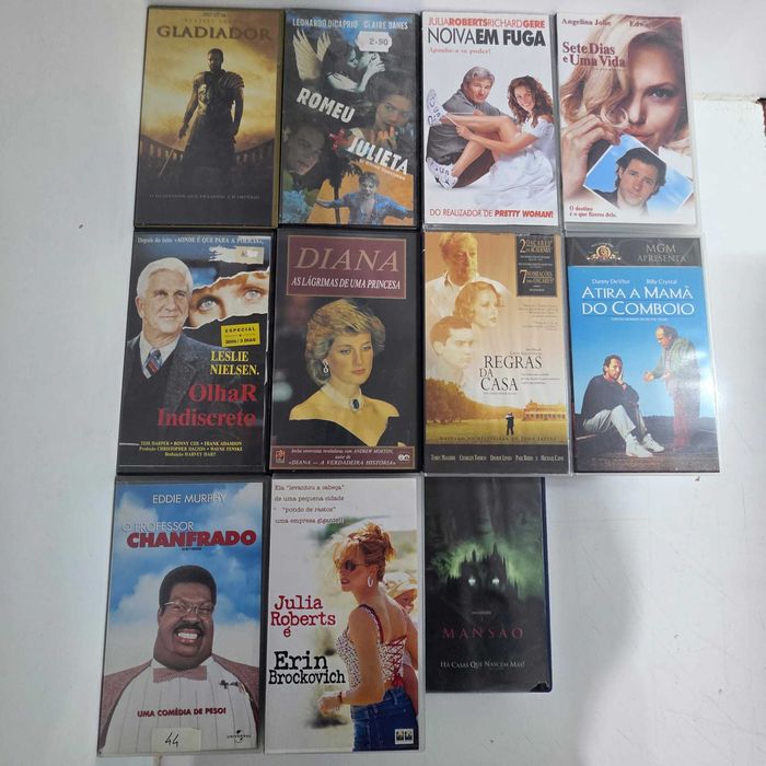 Lote Vhs 7 - Ver lista Abaixo - PROMOÇÂO 1 €