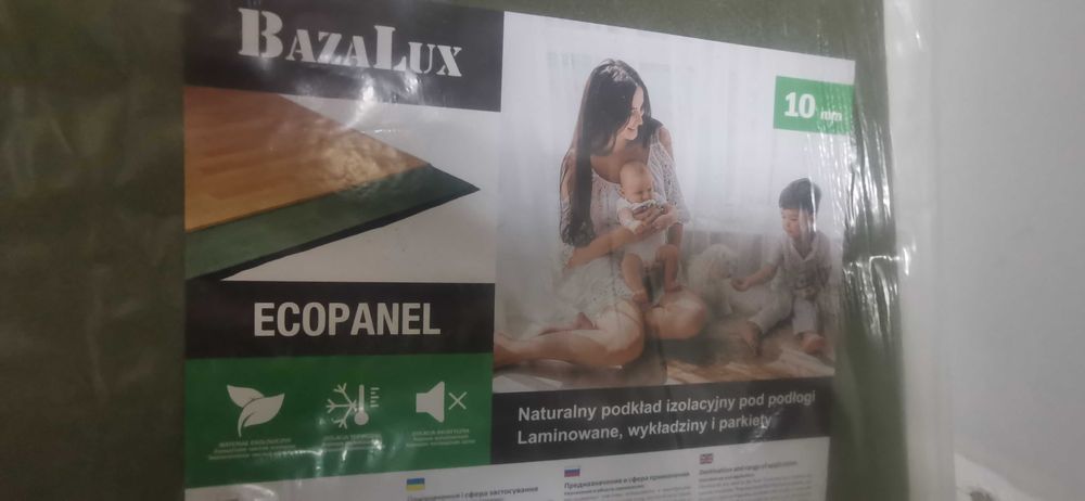 Podkłady (10mm) pod panele.