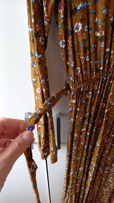Sukienka Stone Skirts S Zuri brązowa 100% wiskoza