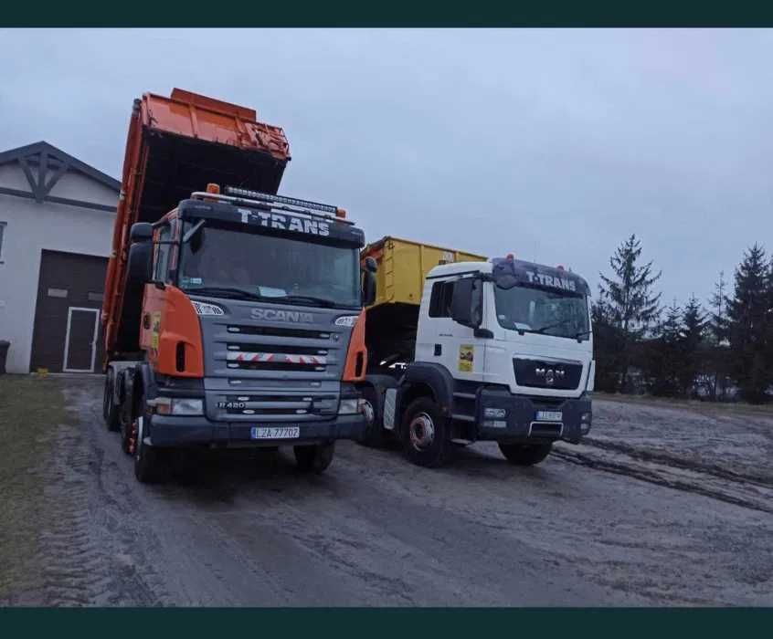 Piasek kruszywo + transport/ wywrotka