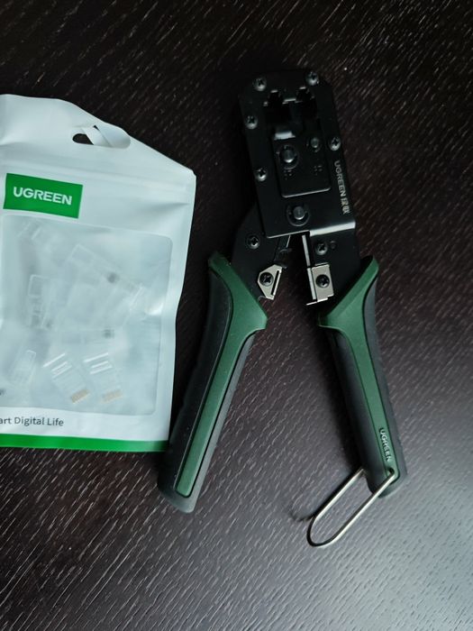 Zaciskarka wtyków rj45 LAN. Zestaw startowy