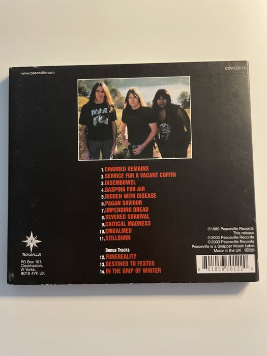Autopsy Severed Survival CD digipack remaster 2003