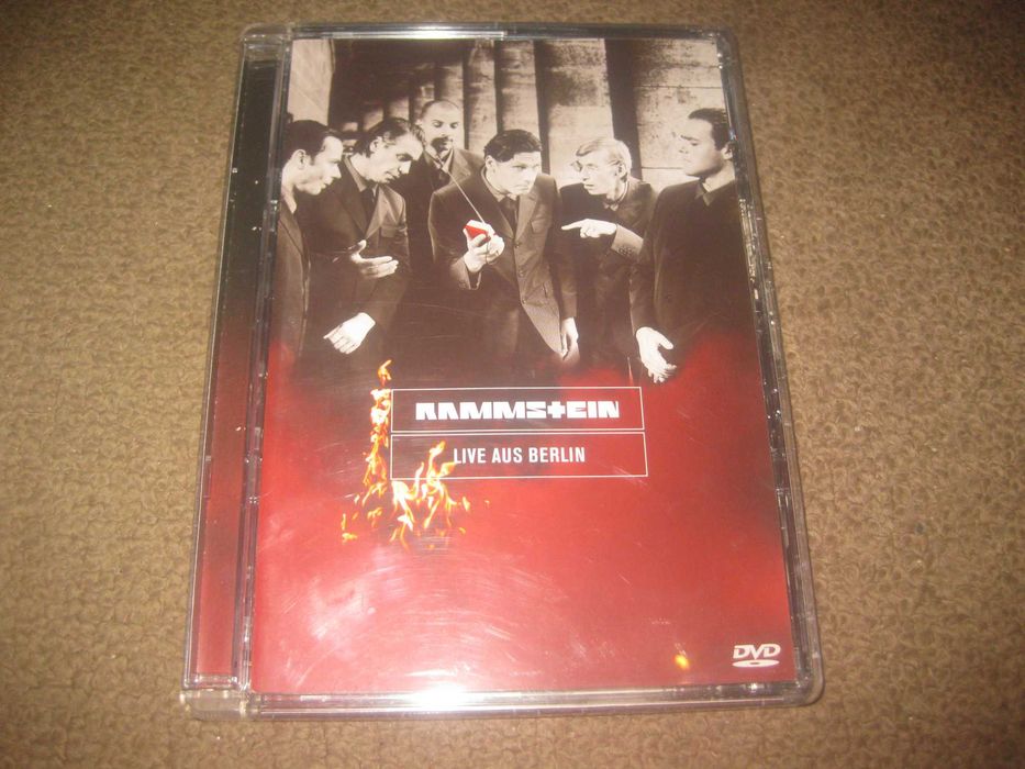 DVD musical dos Rammstein "Live aus Berlin" Caixa Jewel Case!