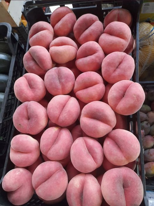 Caixas pessegos paraguayo deliciosos para entregas