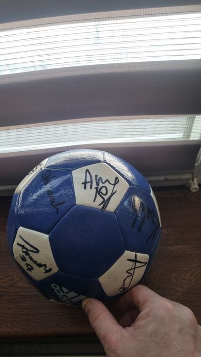 Piłka adidas z autografami Wisła Plock