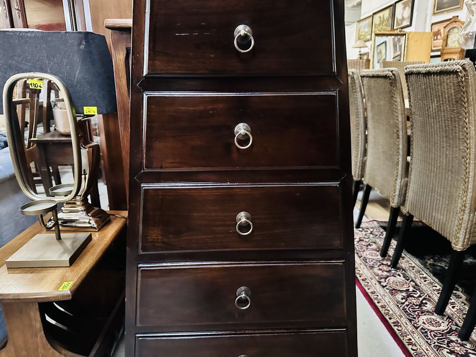 Wysoka komoda kolonialna PIRAMIDA z 9 szufladami :)