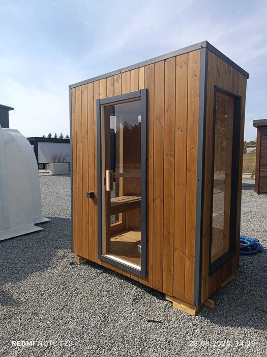 Sauna ogrodowa elektryczna 6kW Kwadrat Dostawa Cała Polska