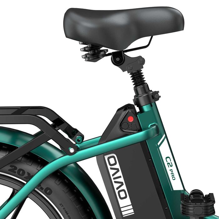 Rower elektryczny Ovivo C2 Pro - składak, zasięg ponad 100 km, fatbike