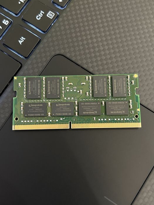 Оперативна пам'ять Kingston DDR4 16 Gb, частота 2666 MHz для ноутбука