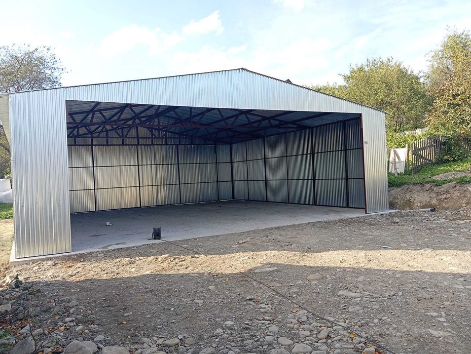 Garaż Blaszany - HALA MAGAZYNOWA - Magazyn - Wiata - Hala - GRZYWSTAL