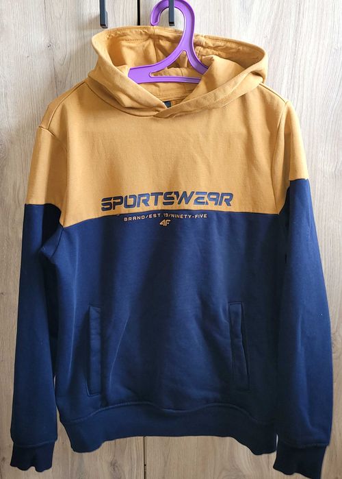 Bluza chłopięca z kapturem, 4F, rozm. 164