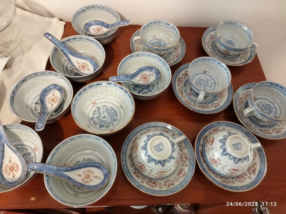Conjunto de louça chinesa