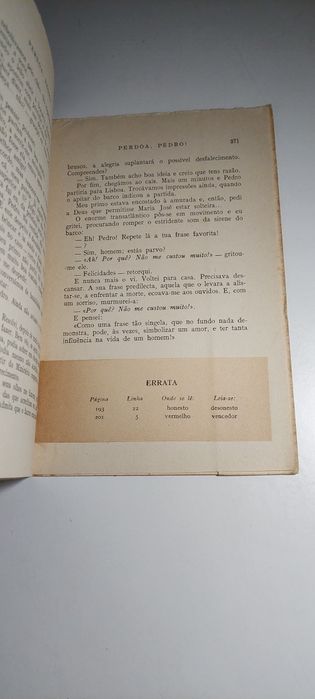 Perdoa, Pedro - José de Vasconcelos e Sá