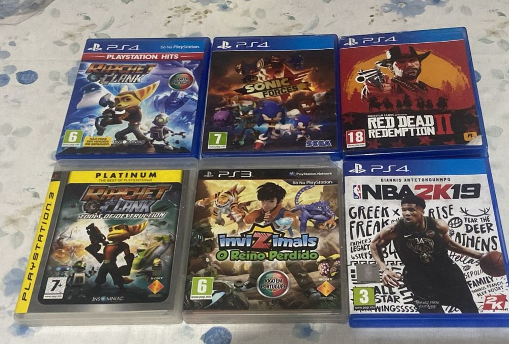 Jogos para playstation 4 e 3