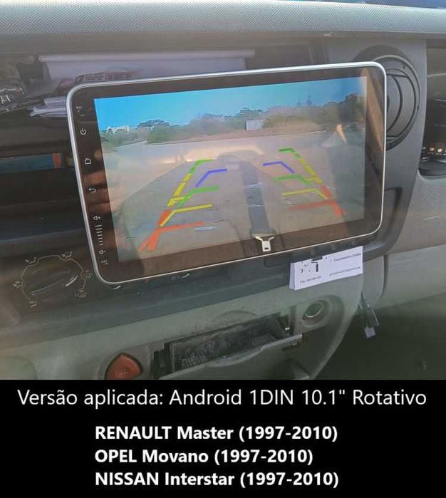 Rádio 2DIN • RENAULT Master • OPEL Movano • NISSAN NV400 • Android