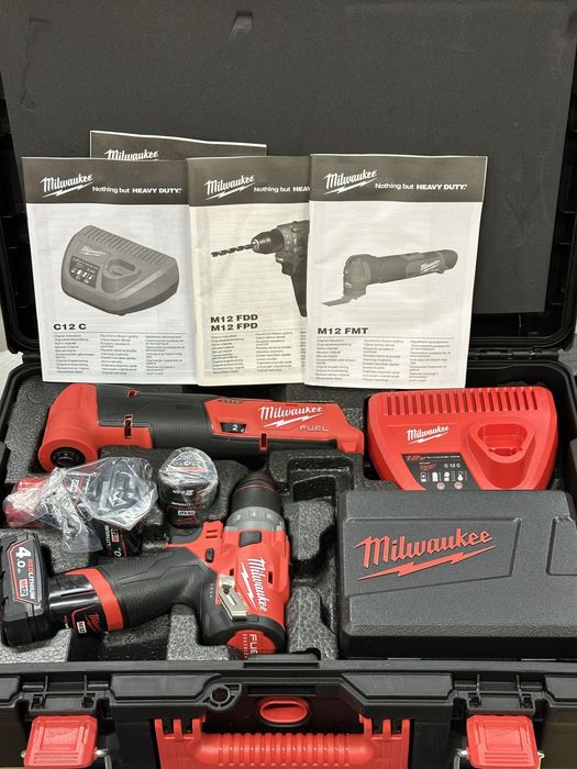 Набір інструментів акумуляторних MILWAUKEE, M12 FPP2AX-423P