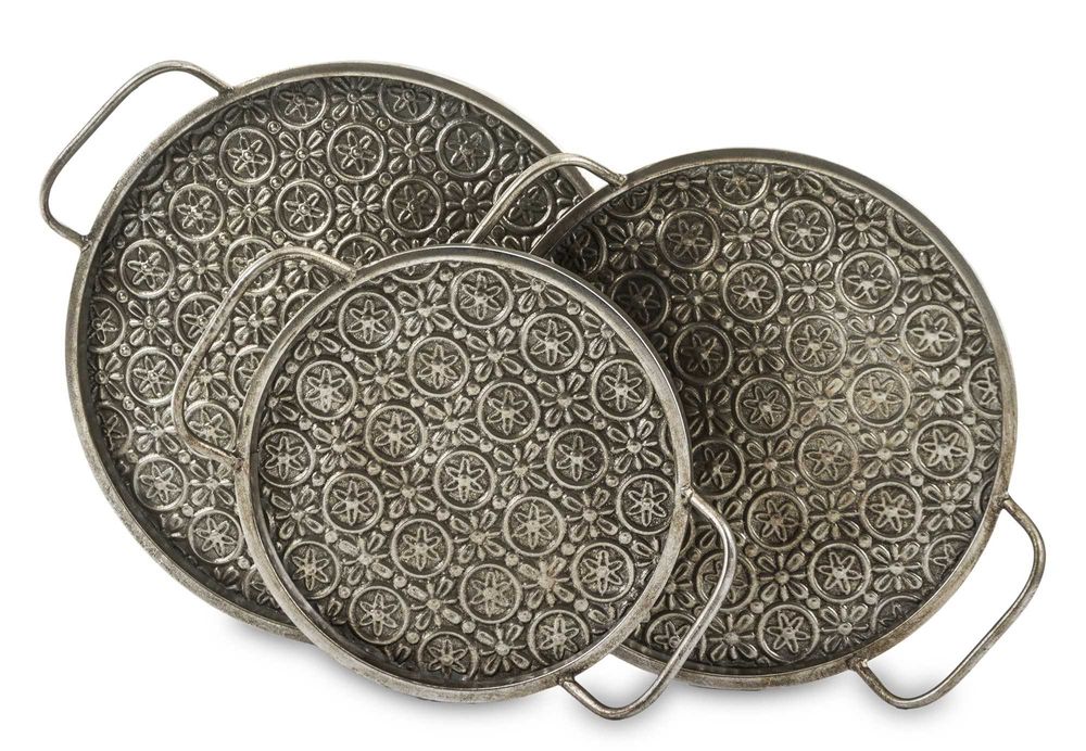 Набір таць декоративних 3 шт. 6,5x44,5x38/6,5x39,5x33,5/ 6x34,5x28 см