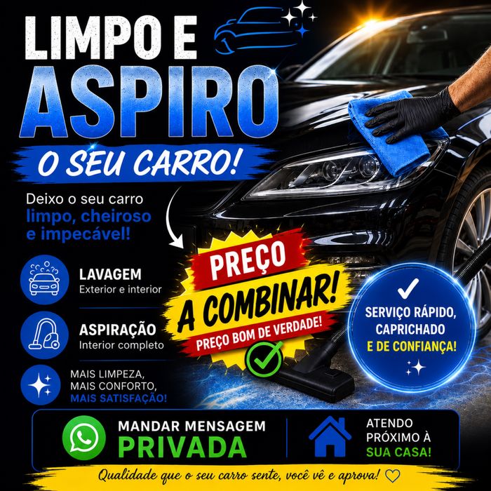 Limpezas Automóveis e Domésticas com Qualidade e Confiança
