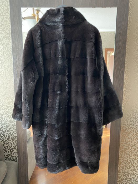 Норковая шуба  Маnzari 50- 52 размер , L- XL