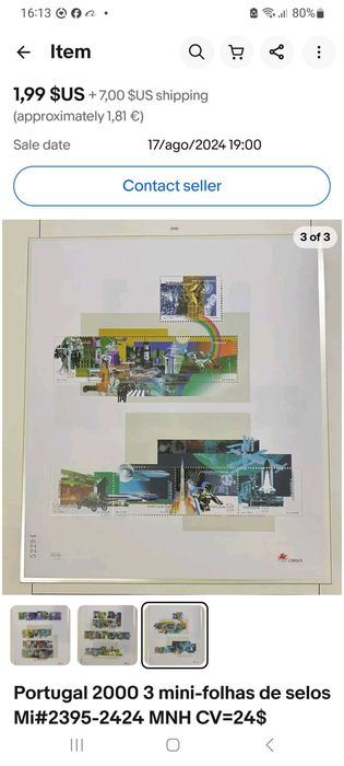 2000 Século XX Em Selos MNH **
