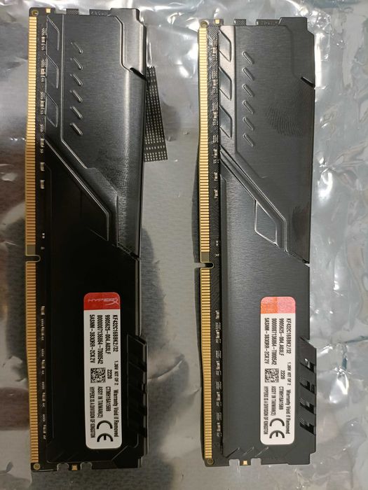 Memórias RAM Kingston FURY Beast DDR4 32GB (2x16GB) 3200MHz