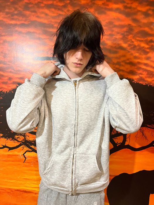 Adidas Jeremy Scott Wings Zip-Hoodie | Худи серое с крыльями: 2