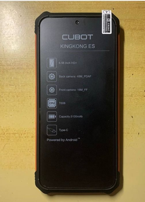 Продам Cubot KingKong ES 6/128GB Black Новий в плівці Міжнародна версі