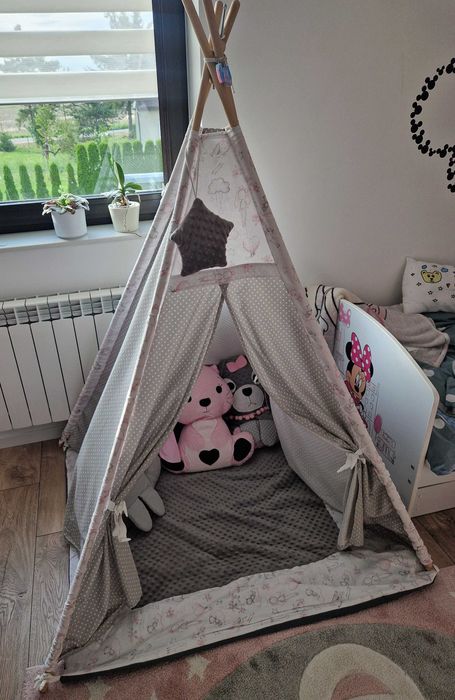 Tipi, namiot dla dziewczynki