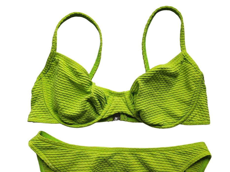 Zielony strój kostium kąpielowy bikini swimwear 38,M/40,L Fabian