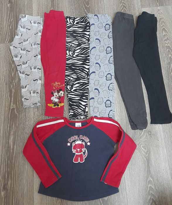 Лосины,  реглан на 4-6 лет, рост 116-122